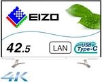 Eizo Flexscan Ev4340X-Wt Monitor Pc 108 Cm [42.5] 3840 X 2160 Pixel 4k Ultra Hd...
