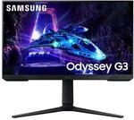 Samsung Odyssey G30D Full HD Gaming Monitor, 24 Zoll, Bildschirm mit VA-Panel, 1.920