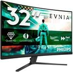 Philips Evnia 32M2C3500L - 32 Zoll QHD Curved Gaming Monitor, 180 Hz, 0.5 ms,