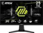 MSI MAG 256F 24,5 Zoll FHD Gaming Monitor - 1920 x 1080 Rapid IPS Panel, 180 Hz / 1ms