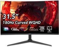 Acer Nitro XZ322QUV3 Gaming Monitor 32 Zoll (80 cm) WQHD, 180Hz, Curved