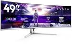 Philips 49M2C8900LA 48.9 zoll Curved, DQHD USB Hub Monitor, 144Hz, QD-OLED Panel,