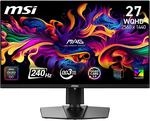 MSI MAG 271QP QD-OLED X24 Gaming Monitor 26,5 Zoll WQHD - Quantum Dot OLED 2560...