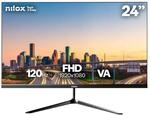 Nilox NXM24FHD1203 Monitor, 61 cm (24 Zoll), Full HD, Gaming-Bildschirm mit 120 Hz,
