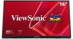 ViewSonic VA1650 Portabler Monitor 16 Zoll Full HD 1920 x 1080p mit 65W USB-C,