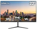 Nilox NXM22FHD1201 21,5 Zoll Full HD Monitor Gaming Monitor 120Hz 4ms Monitor PC