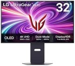 LG Ultragear&trade; 32GX870A-B 32 Zoll 4K UHD OLED Gaming-Monitor, 240Hz/480Hz, 0,03ms,