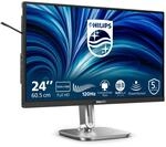 Philips 24B2N4200-24 Zoll FHD Monitor, Lautsprecher, h&ouml;henverstellbar (1920x1080,