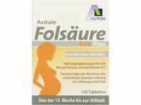 Folsäure 400 Plus B12+Jod Tabletten