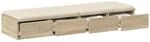 vidaXL Bettschubladen Sonoma-Eiche 120 x 36,5 x 16,5 cm Holzwerkstoff,