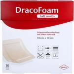 DracoFoam haft sensitiv Schaumstoffverband 10 x 10 cm, 10 St. Wundauflagen