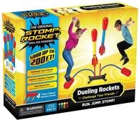 Stomp Rocket Dueling 4 Rockets & Rocket Launcher Outdoor Rocket Toy for Boys &...