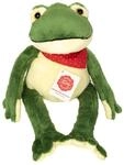 Teddy Hermann 92021 Schlenkerfrosch 28 cm, Kuscheltier | Besonders flauschiger