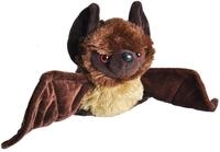 Wild Republic 21275 Hug 'ems Pl&uuml;schtier, Kuscheltier, Fledermaus 18 Cm