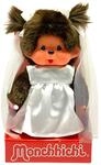 Sekiguchi 244058 - Original Monchhichi M&auml;dchen, Pl&uuml;schtier mit Brautkleid und