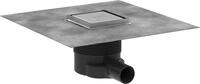 hansgrohe 56250800 RainDrain Brilliance 100/100 r&uuml;ckseitig befliesbar Edelstahl