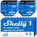 Shelly 1 Gen3 - WLAN & Matter Smart-Schalter-Relais mit Potentialfreie Kontakte, 1