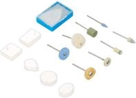 Proxxon 28285 Polier-Komplett-Set, 10-teilig, Mehrfarbig