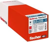 fischer PowerFast II STP 8,0 x 220, kraftvolle Holzbauschraube mit...
