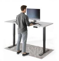 DESKSPACE PRO Plus h&ouml;henverstellbarer Schreibtisch elektrisch (160x80cm) -...