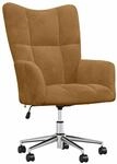 vidaXL Relaxsessel Braun Samt