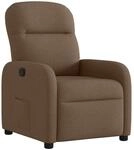 vidaXL Relaxsessel Braun Stoff, Sessel, TV Sessel, Sessel verstellbar,...