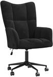 vidaXL Relaxsessel Schwarz Samt