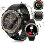 Rogbid Smartwatch Herren mit Telefonfunktion 1.45 AMOLED Gro&szlig;es Display Milit&auml;r