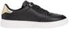 Tommy Hilfiger Damen Cupsole Sneaker Essential Chic Court aus Leder, Schwarz (Black),