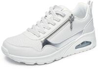 Skechers Damen UNO Metallic Sliders Sneaker, wei&szlig;, 40 EU