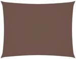 vidaXL Sonnensegel Oxford-Gewebe Rechteckig 5x7 m Braun