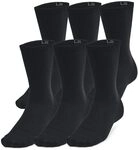 Under Armour Unisex Essential 6er-Set Crew, atmungsaktive Socken f&uuml;r Herren und