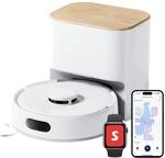 SwitchBot K11+ Saugerroboter mit Mopp, 6000Pa Saugkraft, 90 Tage Staubauffang,