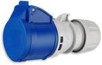 REV CEE-Caravan Kupplung, 3-polig (2P+PE) IP44, 230V 16A, blau