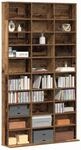 vidaXL CD Regal mit Regal Altholz 101 x 23 x 177,5 cm Holzwerkstoff, Moderner,