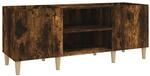 vidaXL Plattenschrank R&auml;uchereiche 121x38x48 cm Holzwerkstoff