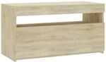 vidaXL TV Schrank mit LED-Leuchten Lowboard TV M&ouml;bel Tisch Board Sideboard