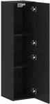 vidaXL Wand-TV-Schrank Schwarz Eichen-Optik 30,5 x 30 x 110 cm, Moderne