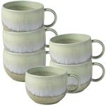 Villeroy & Boch like. by Perlemor Alga Kaffeetassen 6er Set, 190 ml, Tassen mit