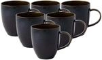 Villeroy & Boch like. by Crafted Denim Becher mit Henkel 6er Set, 350 ml,