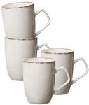 Ritzenhoff & Breker Kaffeebecher-Set Casa 4-teilig, 380 ml, Henkelbecher im
