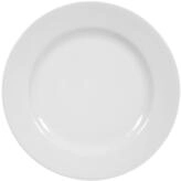 Fr&uuml;hst&uuml;cksteller 20 cm Fahne 6 St&uuml;ck Rondo weiss uni 7 von Seltmann Weiden