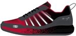 K-Swiss Herren Ultra Court Padel Tennis Shoe, Black/Anthracite/SANYO RED, 42.5 EU