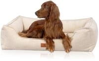 Knuffelwuff orthop&auml;disches Hundebett aus Cord mit Handwebcharakter Nunavut XXL 120 x
