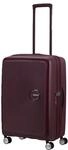 American Tourister Soundbox Spinner 67/24 TSA EXP Trolley Wild Cherry Beere