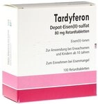 TARDYFERON Depot-Eisen(II)-sulfat 80 mg Retardtab. 100 St