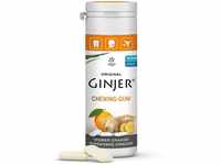 Original GINJER® Ingwer Kaugummi Orange von Lemon Pharma, Vegan und Zuckerfrei