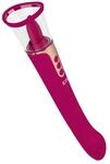 EIS, Vibrator, G-Punkt-Vibrator, Doppelvibrator mit Saugfunktion, 26,7 cm, beidseitig