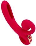 EIS Silikon-Rabbit mit Reizf&uuml;hler | Vibrator | wasserdicht (IPX7) | 18 cm | 2