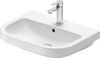 Duravit D-Code Waschtisch, mit Hahnloch, mit &Uuml;berlauf, 600x460x165mm, Wei&szlig;